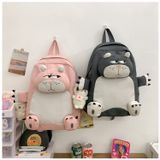  Balo thú bông hình mèo dễ thương, chất dù, phù hợp đi chơi, chụp ảnh, đựng vừa a4, laptop 