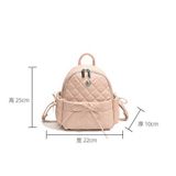  Balo da mềm Xinh Xinh chần ô sang chảnh mẫu mới, đi chơi, túi thời trang nữ đẹp, giá rẻ 25cm, cặp đeo du lịch LB65 