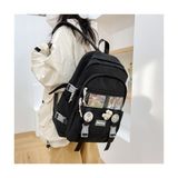  Balo đi học, cặp sách học sinh phong cách Hàn Quốc, ba lô size lớn nhiều ngăn vừa laptop, du lịch, markbag 