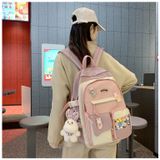  Balo học sinh mẫu mới kiểu Hàn Quốc kekemi phối màu đi học, đi chơi, đựng laptop, du lịch, cặp sách sinh viên 