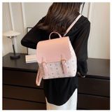  Balo da size vừa in hình gấu dễ thương, ba lô nữ đi làm, đi chơi kiểu đẹp hàng mới thiết kế Hàn Quốc túi nữ mã VP45 