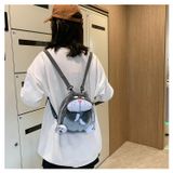  Balo mini kiêm túi đeo chéo thú bông hình con mèo đáng yêu, chất lông 