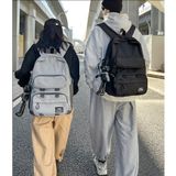  Balo trơn đơn giản, kiểu Hàn Quốc cho nam nữ, đi du lịch, đi học cỡ lớn, cặp sách học sinh, ba lô laptop mẫu mới mã Bv74 