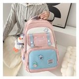  Balo học sinh mẫu mới phong cách Hàn Quốc, cặp sách đi học, ba lô đựng laptop size lớn đựng vừa laptop, du lịch hellobow 