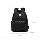  Balo da PU Xinh Xinh thời trang Hàn Quốc nam nữ phom lớn đi học du lịch mẫu mới cỡ to đơn giản 