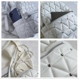  Balo da Xinh Xinh mini chần ô đeo nhiều kiểu dạo phố đi học đi chơi, thiết kế đẹp, thời trang cho nữ 