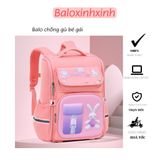  Balo chống gù cao cấp cho bé cấp 1, cặp sách tiểu học hàng nhập size to có bảo hành mã BLXXCG02 