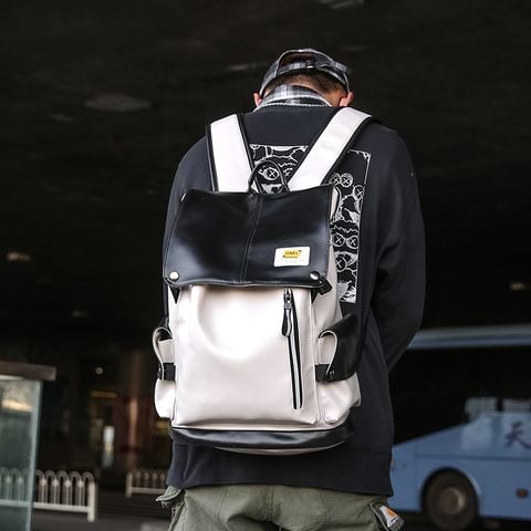  Balo da Gnei đi du lịch, phượt thời trang FT43, balo da nam 