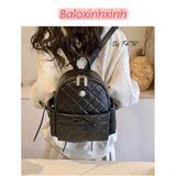  Balo da mềm Xinh Xinh chần ô sang chảnh mẫu mới, đi chơi, túi thời trang nữ đẹp, giá rẻ 25cm, cặp đeo du lịch LB65 