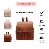  Balo da size vừa in hình gấu dễ thương, ba lô nữ đi làm, đi chơi kiểu đẹp hàng mới thiết kế Hàn Quốc túi nữ mã VP45 