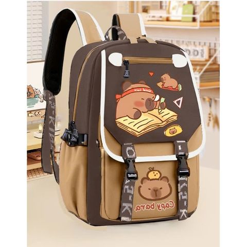 Balo capybara Xinh Xinh đi học nam nữ cỡ lớn nhiều ngăn mẫu mới BV98 