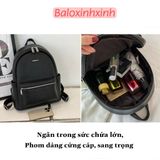  Balo da trơn nam nữ cỡ to cao cấp đi học, du lịch, đựng laptop, ba lo học sinh các cấp mẫu mới kiểu Hàn Quốc Mã Lb59 