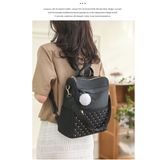  Balo dù trơn đơn giản kiêm túi đeo vai nữ, size vừa thiết kế Hàn Quốc thanh lịch mã VP42 