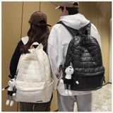  Balo chần bông Xinh Xinh nam nữ đi học, du lịch, đựng laptop 16inch, cặp sách học sinh, ba lô kẻ ô mẫu mới đẹp Bv85 