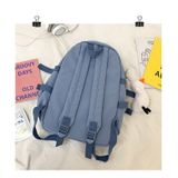  Balo nắp cài thiết kế dễ thương, nhiều ngăn đi học, du lịch, đựng lap, cặp sách học sinh, túi giá rẻ mã BV78 