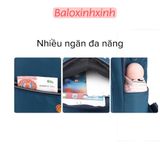  Balo nữ sai vừa du lịch, công sở thêu họa tiết đẹp kích cỡ 26x32 vừa khổ A4 kiêm túi đeo vai kiểu dáng Hàn Quốc mã VP43 
