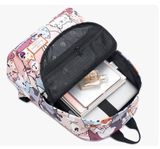  Balo hoạ tiết mèo, hoạ tiết thỏ xinh xắn, chất chống nước 