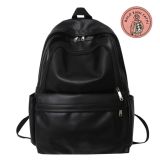  Balo da trơn cơ bản size lớn đựng vừa laptop, phù hợp học sinh sinh viên, đi làm đi chơi LB51 