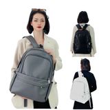  Balo da trơn cơ bản size lớn đựng vừa laptop, phù hợp học sinh sinh viên, đi làm đi chơi LB51 