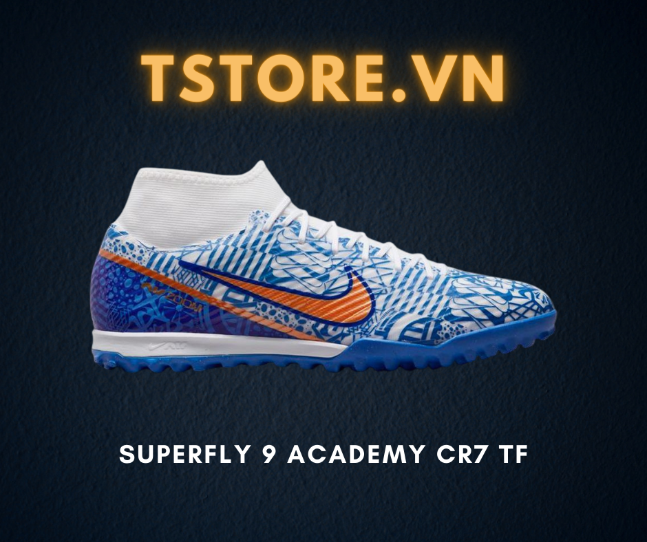 nike jr zoom mercurial superfly 9 academy cr7 mg