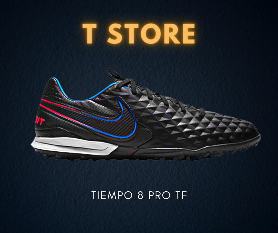 Nike Tiempo Legend 8 Pro TF Black x Prism pack- Black/ Red/ Blue AT613 –  TSTORE