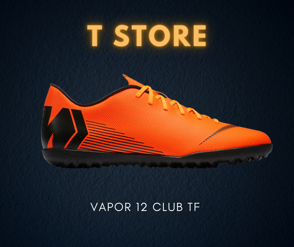 Nike Mercurial Vapor XII Club TF- Total Orange/ Black/ Volt AH7386-810 –  TSTORE