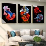  Tranh Bộ Decor - Vibrant Fishes 