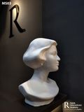  Đầu tượng Thạch cao cô gái tóc ngắn- MS03 