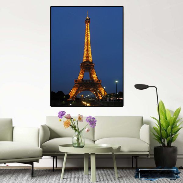  Tranh Decor - Paris by night - 40x60cm 