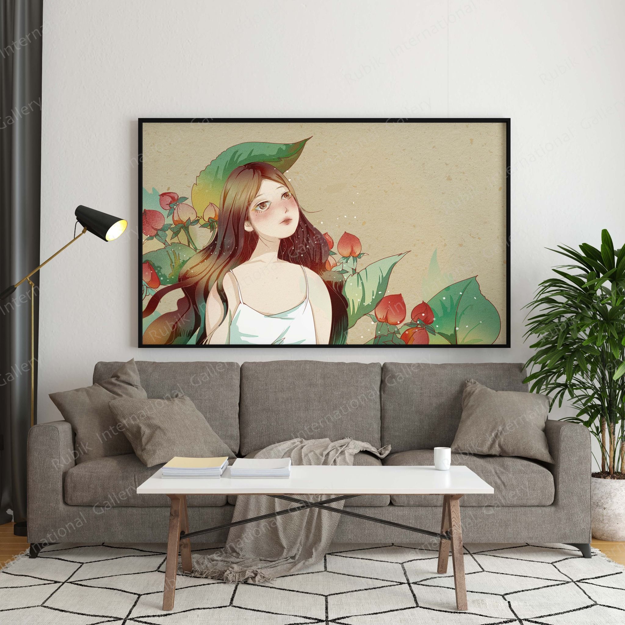  Tranh Decor - Girl - 80x60cm 