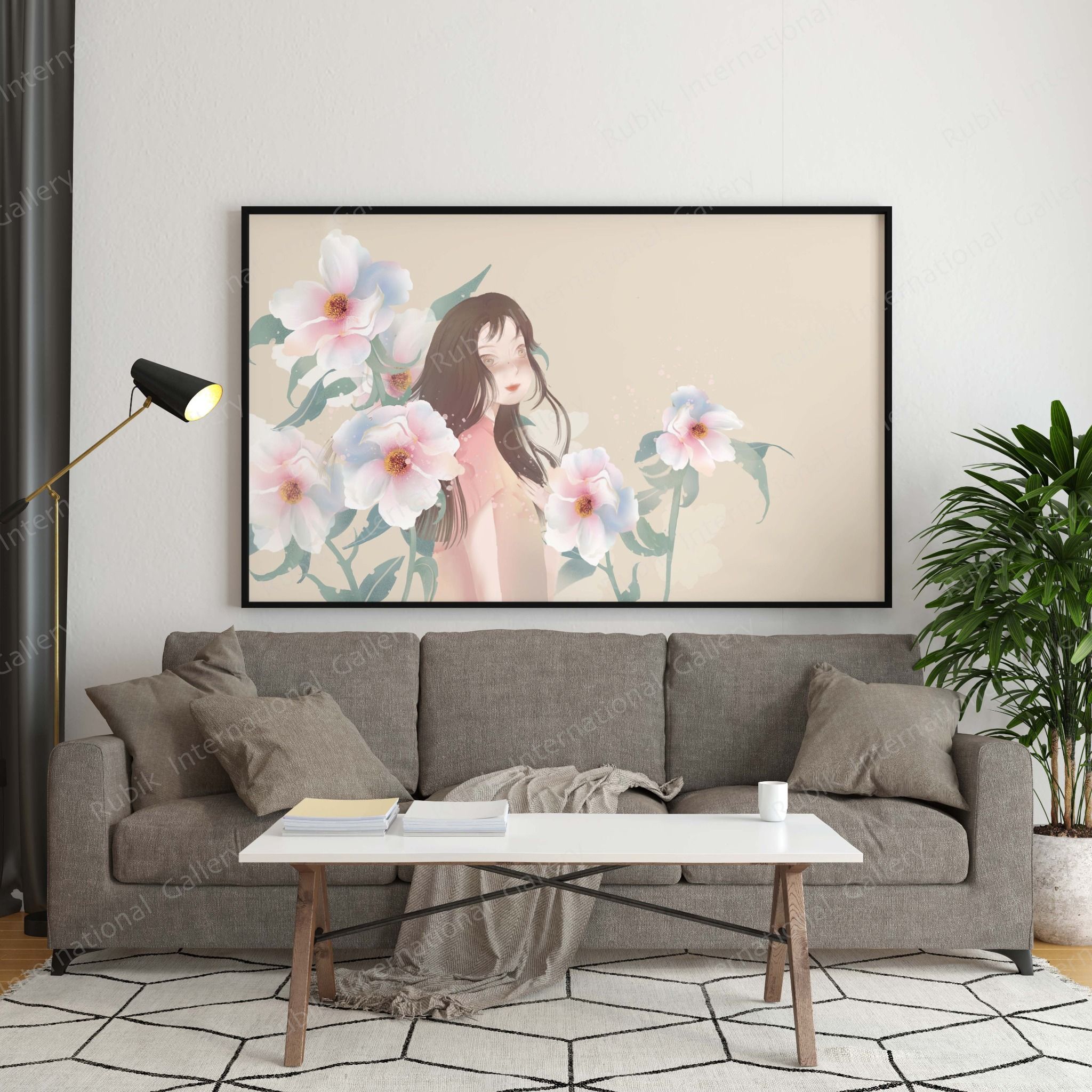  Tranh Decor - Girl - 80x60cm 