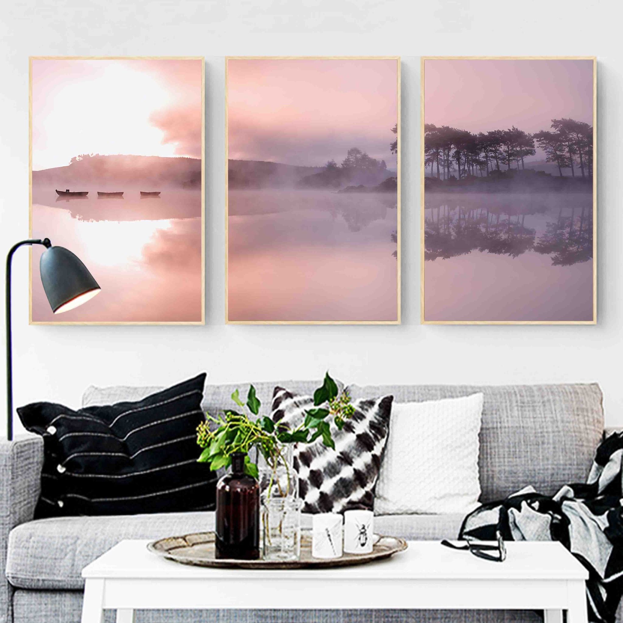  Tranh Bộ Decor - Purple Sunset 