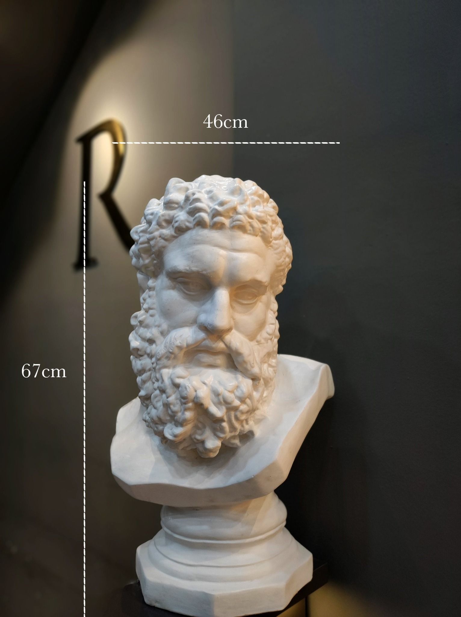  Đầu tượng Thạch cao Farnese Hercules 