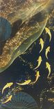  Tranh Decor - Golden Fish - 40x80cm 