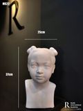  Đầu tượng Thạch cao bé gái- MS22 