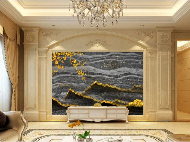  Tranh Decor - Golden Mountain 