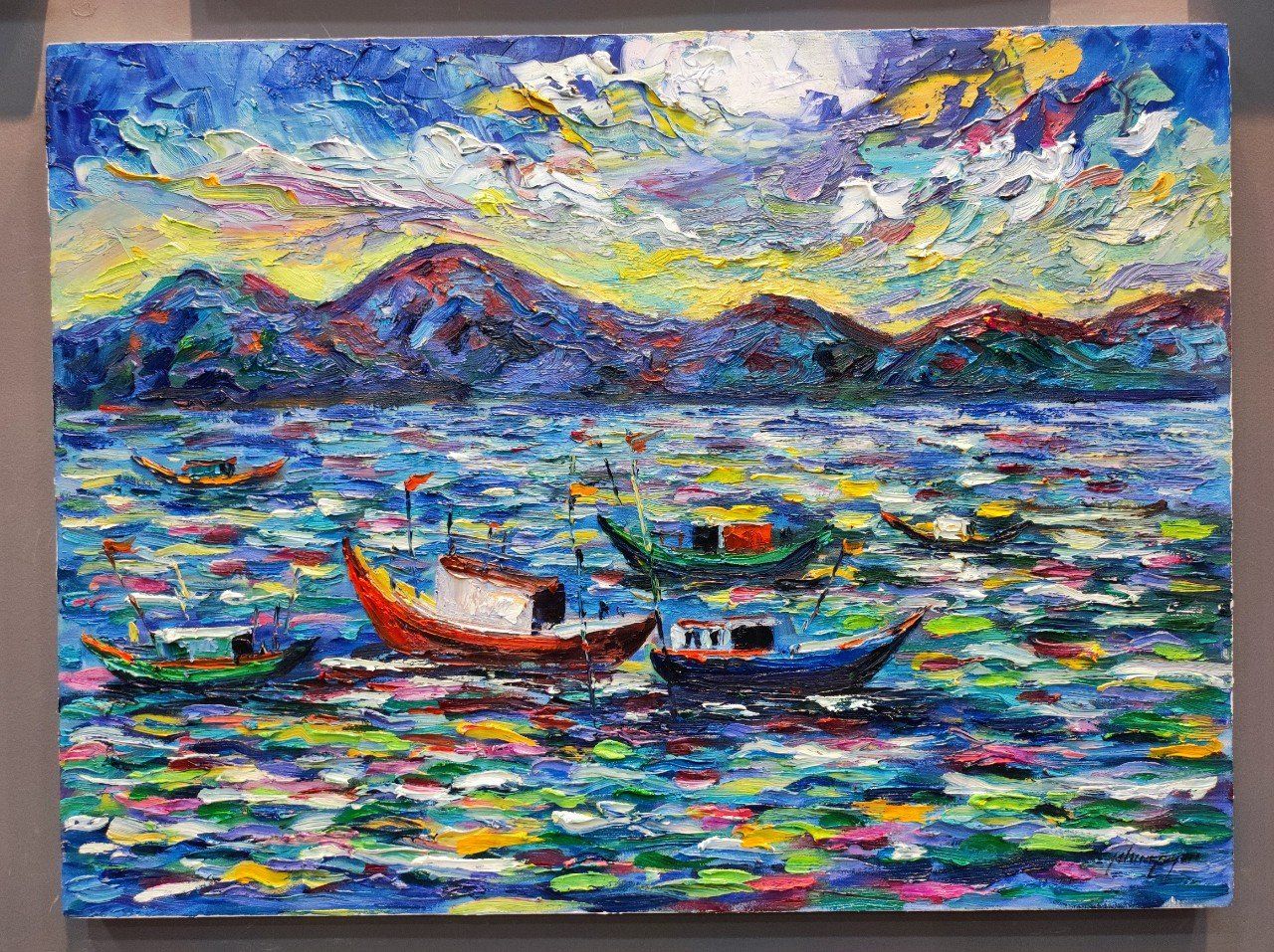  Tranh Sơn dầu - Sea - 60x80cm 