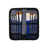  [Rubik Art] Set Cọ Kèm Ví Mont Marte (Brush in Wallet 11PC - Gouache) 