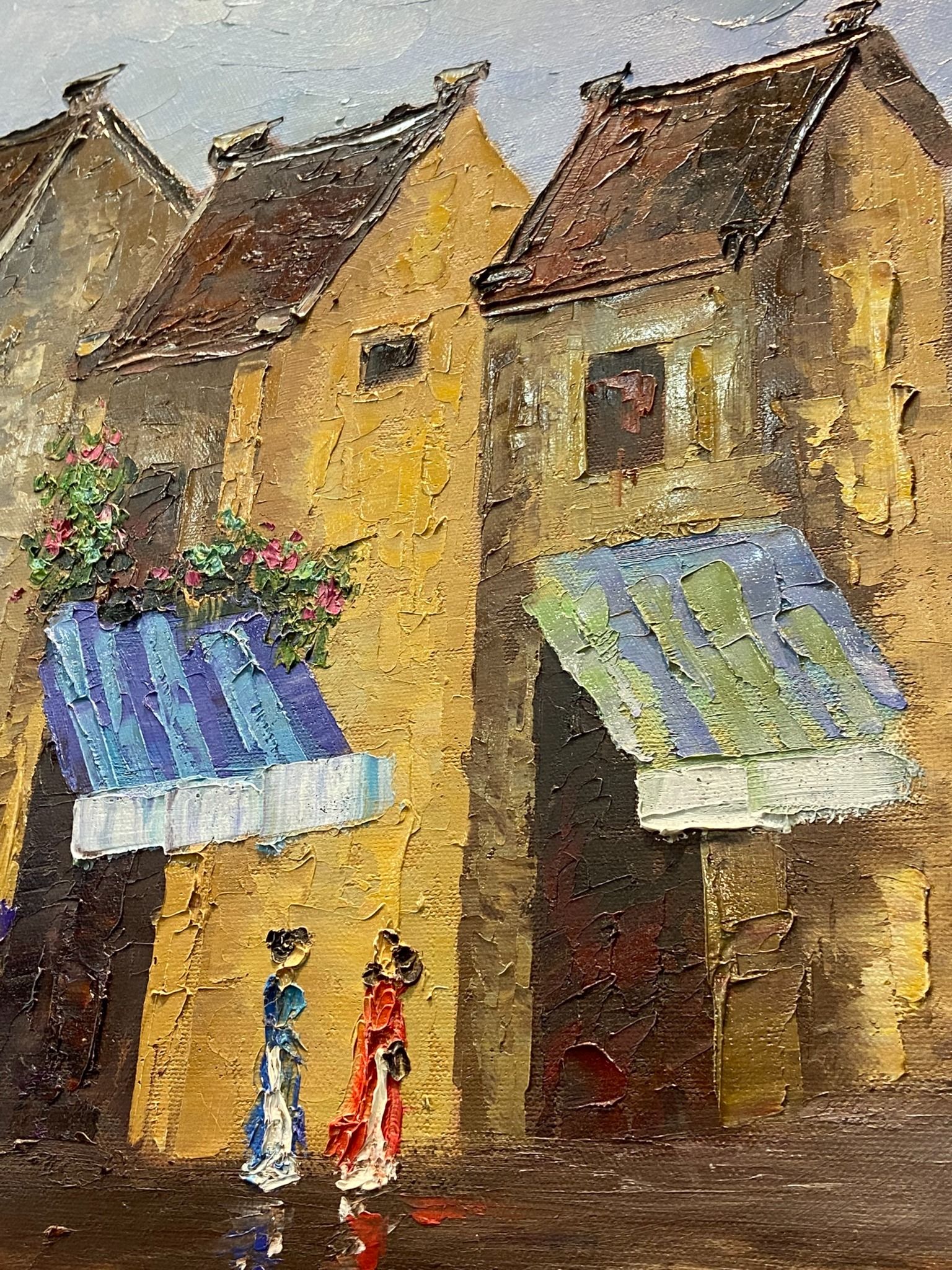  Tranh Sơn dầu - Old Town 4-5- 6 - 60x80cm 