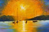  Tranh Acrylic - Sunrise - 40x60 cm 