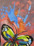  Tranh Acrylic - Butterfly - 30x40 cm 