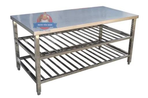  Bàn Inox 3 Tầng Song S1268 