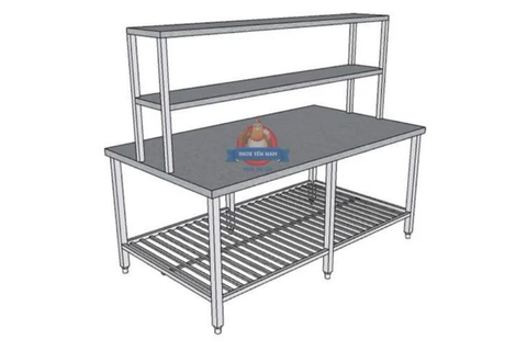  Bàn Inox Kệ Trên 1818 