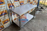  Bàn Inox 2 Tầng Phẳng 1268 