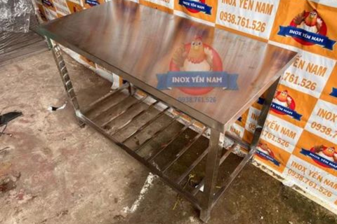  Bàn Inox 2 Tầng Song 1268 