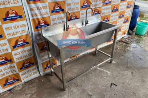  Máng Rửa Tay Inox 1M2 