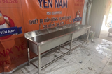  Máng Rửa Tay Inox Công Nghiệp 2M5 