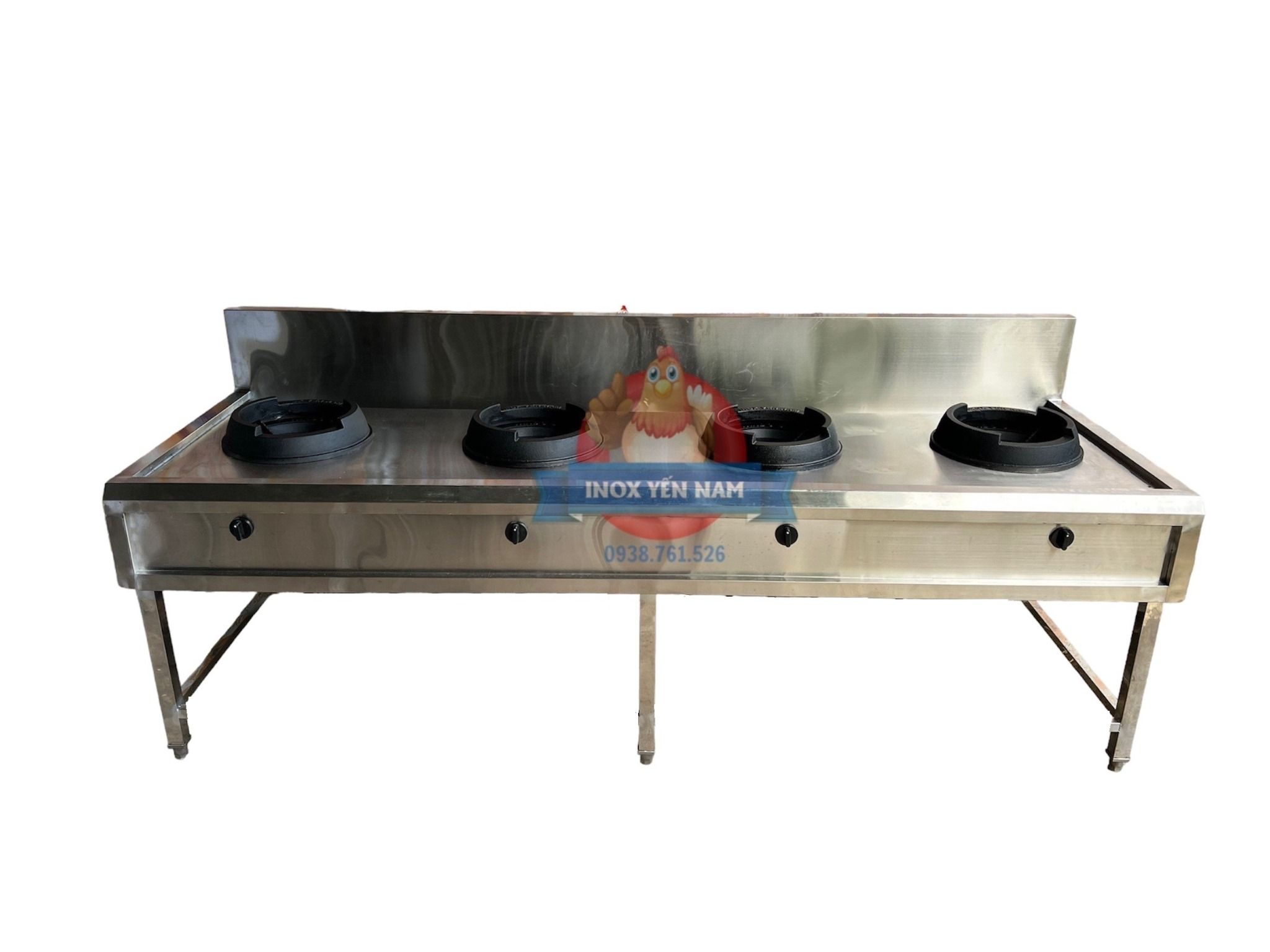  Bếp Á 4 Họng Kiềng Gang Bánh Ú 