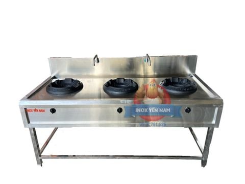  Bếp Á Công Nghiệp 3 Họng Gang TX1888 