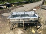  Chậu Rửa Công Nghiệp 2 Hộc Inox 304 C1678 